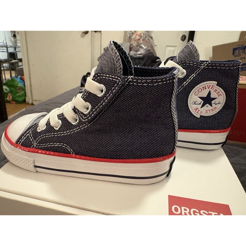 Converse Chuck Taylor All Star Boys' Toddler Slip-On Shoes, Size 7